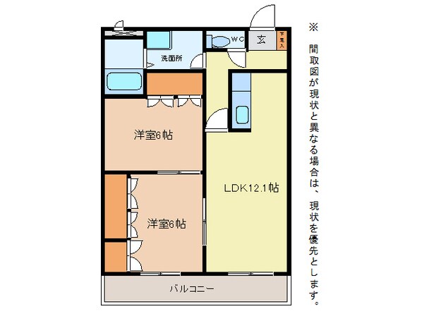 Ｐｒｉｍ-ｒｏｓｅの物件間取画像